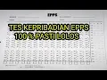 Tes Kepribadian epps di jamin 100 lolos