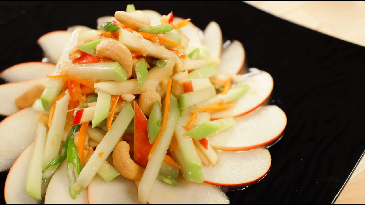 Chayote & Apple Salad Recipe  - Hot Thai Kitchen
