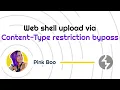 Web shell upload via Content-Type restriction bypass PortSwigger Academy tutorial