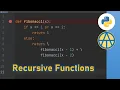 Recursive Functions Python Tutorial