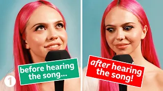 ADÉLA tries to guess songs at the wrong speed!