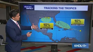 Tropical update Tracking remnants of TS Dolly a spot in the Gulf for slight chance of development