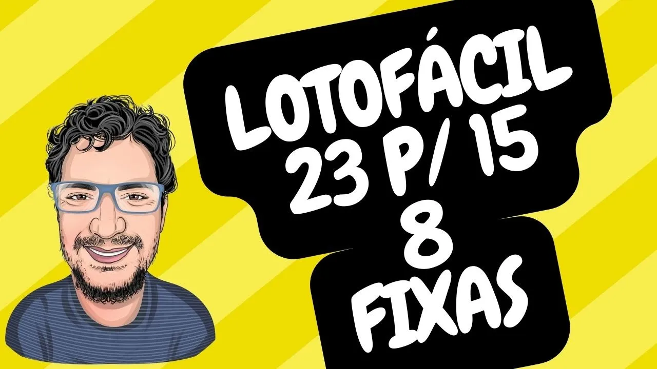 REDUÇÃO LOTOFÁCIL COM 8 FIXAS EM 20 JOGOS