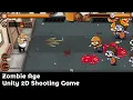 2D Zombie Age - Complete Unity Source Code Unity Shooter Template 2D Game Unity