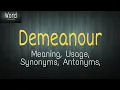 Word of the day - Demeanour