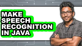How to Make Speech Recognition in Java only Way