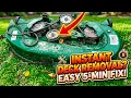 Yard man lawnmower remove the deck