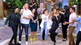 لحظة القبض على عصابة      وش  في استوديو معكم منى الشاذلي دندنها