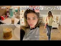 SCHOOL DAY IN MY LIFE fall edition school vlog studying fall weather