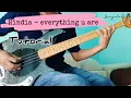 Tutorial Hindia - everything u are bass cover