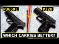 Sig P365XL vs P320 Compact Which One Carries Better