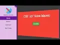 CSS Side Menu Make Pure CSS 3D Sidebar scale and rotate