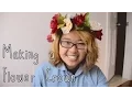 Making a Flower Crown and ETSY