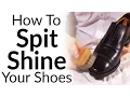 How To Clean Leather Shoes Spit Shining Formal Footwear Shine Shoes Like A Marine