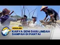 Download Lagu World Tourism Day, Warga Buat Karya Seni dari Limbah Sampah di Pantai