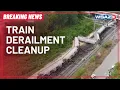 Still working to clear it 17 railcars derail near Charleston