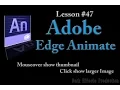 Adobe Edge Animate Lesson 47 - Mouseover show thumbnail Click show larger Image Create Shadowbox