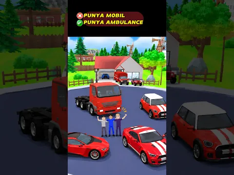 CARA MEMILIKI AMBULANCE‼️#dudetheftwars