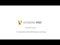 VRED Python Tutorial 1 - Introduction to the VRED Python interface