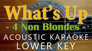 Download What's Up - 4 Non Blondes [Acoustic Karaoke | Lower Key] MP3