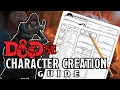 D D 5E Character Creation Guide