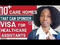VISA SPONSORSHIP FOR HEALTH CARE ASSISTANTS How to find care homes that can sponsor your UK visa