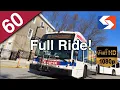 SEPTA Route 60 FULL RIDE - NovaBus LFS Artic