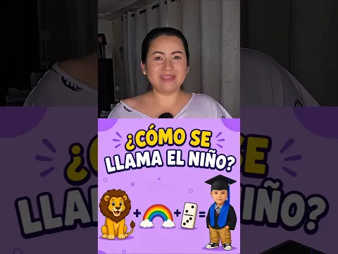 ¿Como se llama el niño? 🤔