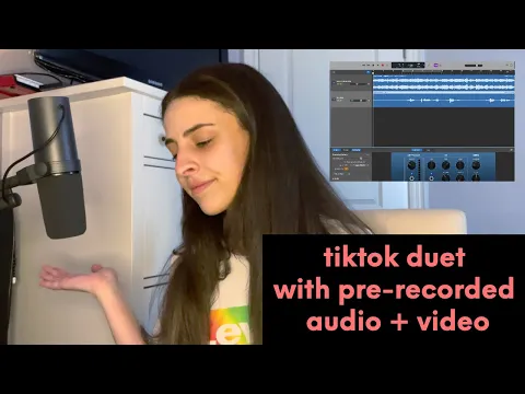 Download MP3 how i make tiktok duets with pre-recorded audio + video