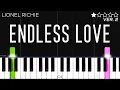 Download Lagu Lionel Richie - Endless Love ft. Diana Ross | EASY Piano Tutorial