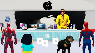 GTA 5: FRANKLIN dan SHINCHAN Membuka Apple Store di GTA 5
