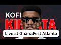 Lagu Kofi Kinaata Live at GhanaFest Atlanta