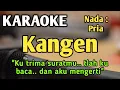 Download Lagu KANGEN - KARAOKE || NADA PRIA COWOK || Dewa 19 || Audio HQ || Live Keyboard