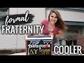 How To Paint a FRATERNITY FORMAL COOLER Tips Tricks for Your Formal Cooler