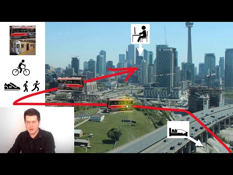 A1: lição de listening — Getting to Work in Downtown Toronto, Canada | English Comprehensible Input for ESL Beginners