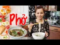 How to make Vietnamese Pho Beef Noodles Soup Cach nau pho