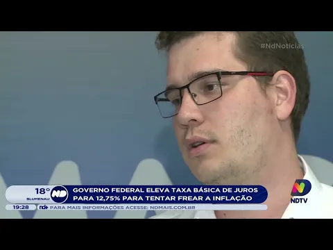 Governo Federal eleva taxa básica de juros para tentar frear a inflação