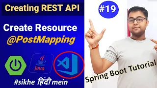 PostMapping Creating Resource REST API REST API using Spring Boot Spring Boot Tutorial