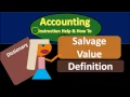 Salvage Value Definition - What is Salvage Value