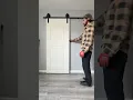 Installation barn door