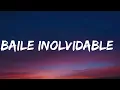 Bad Bunny - BAILE INoLVIDABLE (Lyrics)