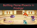 Battling FlamePhoenix888 in Prodigy