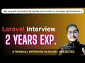 PHP Laravel Interview 2 Years Backend Developer