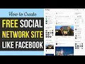 How to Make a Social Networking Website like Facebook in Php - Membership Website social network