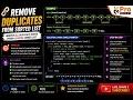 Remove Duplicates from Sorted List Linked List DSA Coding Interview Problem