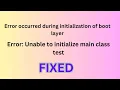 java error occurred during initialization of boot layer