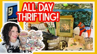Shopping for Vintage Eclectic Home Decor THRIFT WITH ME Reseller Vlog