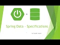 Spring Data JPA Specifications