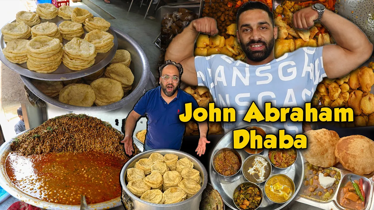 John Abraham Dhaba, Ganje Ke Pakode And Chole Bhature   Jalandhar Episode 01