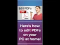 How to Edit PDFs on your PC in 2026 Hire me to Modify PDF File on Windows